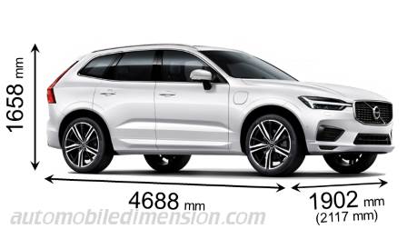 Volvo XC60 2017 Größe