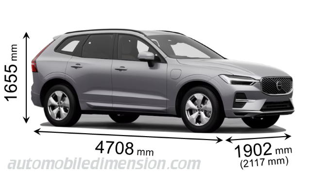 Volvo XC60 cotes en mm